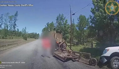 Florida Man Crashes His Pickup, Then Drives a Tractor Back to the Scene to Rescue It