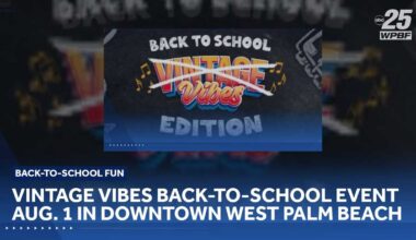 Vintage Vibes: Back-To-School event Aug. 1 in South Florida