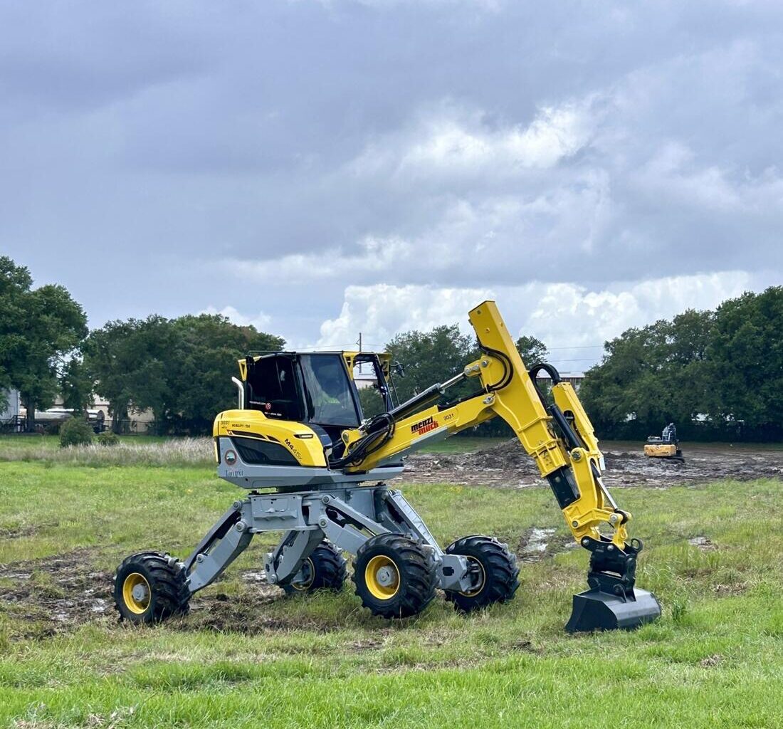 Tampa unveils second "Spyder" Machine and Provides Ditch Grading Update