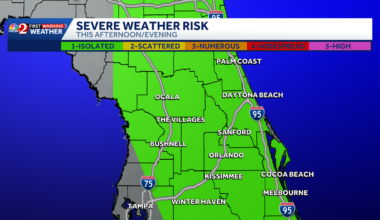 Damaging winds, lightning and heavy rain likely in Central Florida