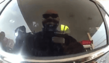 A Florida mother was in a panic after accidentally locking herself out of her car with her child trapped inside at a gas station, according to authorities. The Tampa Police Department said officers responded to a report of a mother who had accidentally locked her keys inside her vehicle with her child inside. Police said she immediately called 911 and stayed with her child until officers arrived. Body camera video released by the department, dated Thursday, July 16, shows officers arriving at a Tampa gas station and approaching the panicked mother. (Tampa Police Department)