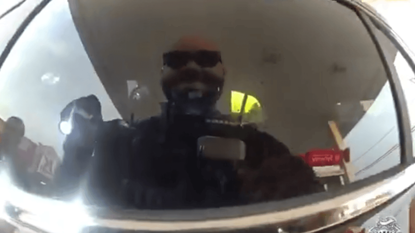 A Florida mother was in a panic after accidentally locking herself out of her car with her child trapped inside at a gas station, according to authorities. The Tampa Police Department said officers responded to a report of a mother who had accidentally locked her keys inside her vehicle with her child inside. Police said she immediately called 911 and stayed with her child until officers arrived. Body camera video released by the department, dated Thursday, July 16, shows officers arriving at a Tampa gas station and approaching the panicked mother. (Tampa Police Department)