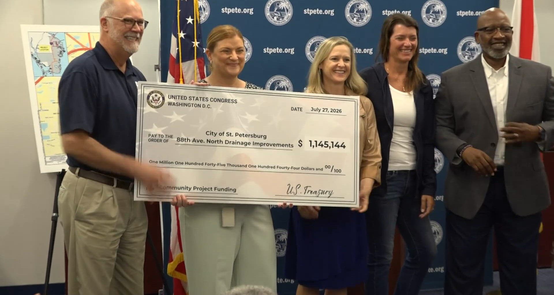 St. Petersburg to receive $2.3M in federal funding to address flooding at two locations