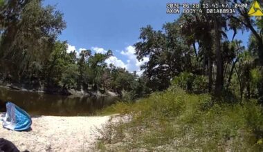 Bodycam shows water where woman was killed by gator in Florida