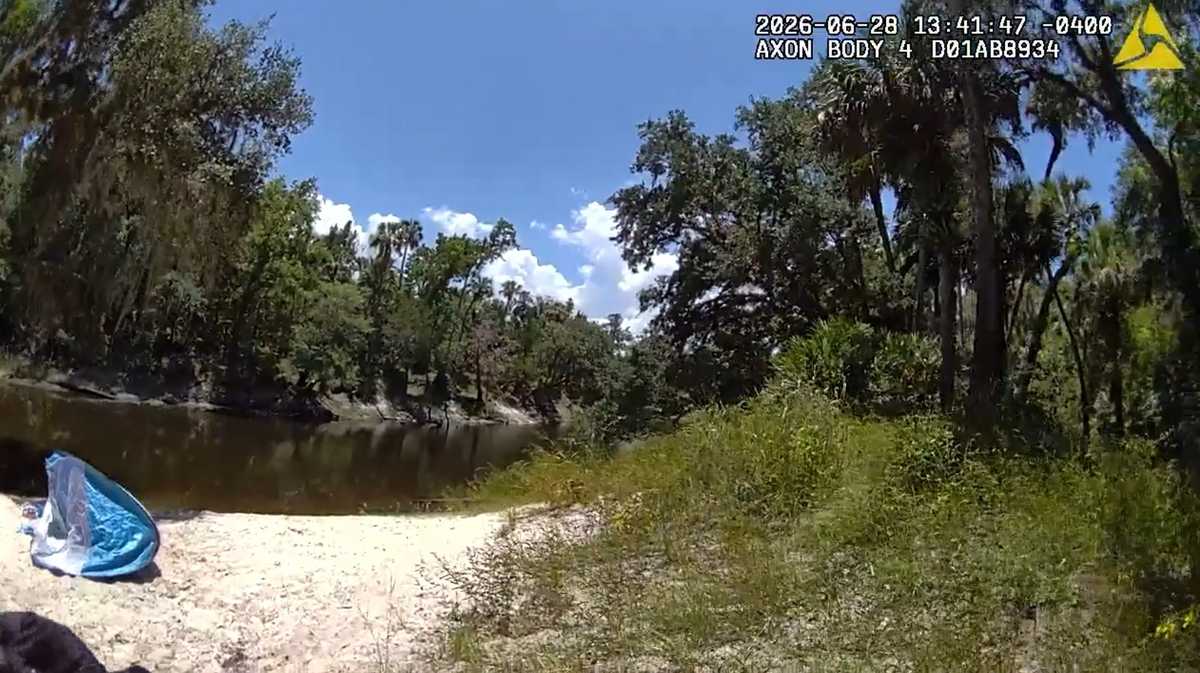 Bodycam shows water where woman was killed by gator in Florida