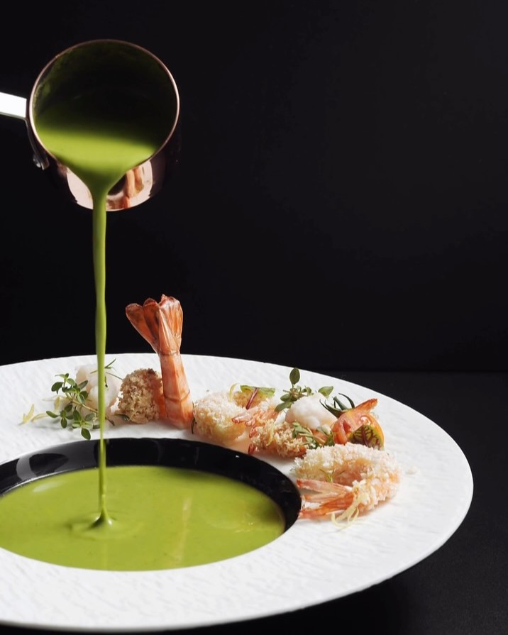 A delicious soup showcased at D'Rose Gastrobar in Ybor, Tampa.