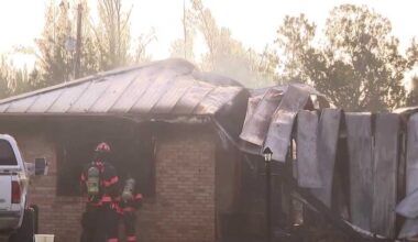 House deemed total loss after crews respond to fire on Saddlewood Lane in Lee County