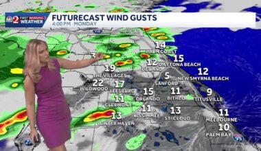 Storms roll in this afternoon across Central Florida| July 13th forecast