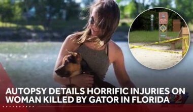 Autopsy details horrific injuries in gator mauling in Florida