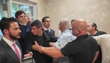 Chaos erupts at Florida GOP meeting after gov. candidate is denied entry during Byron Donalds speech