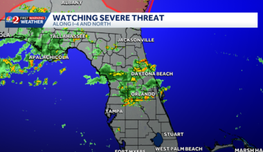 Storms to finish off the weekend in Central Florida