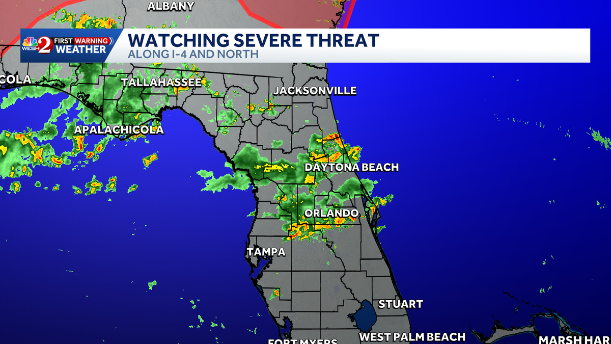 Storms to finish off the weekend in Central Florida