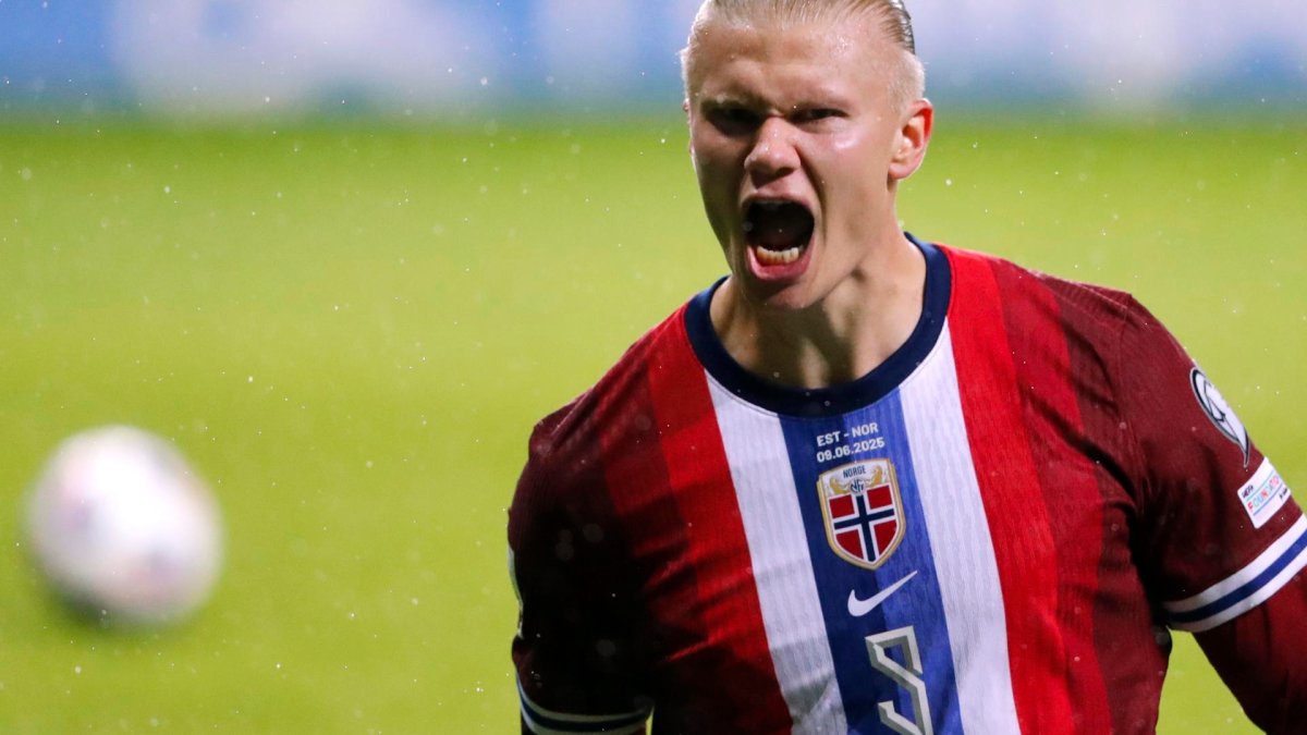 Erling Haaland playing in Miami against England. – NBC 6 South Florida