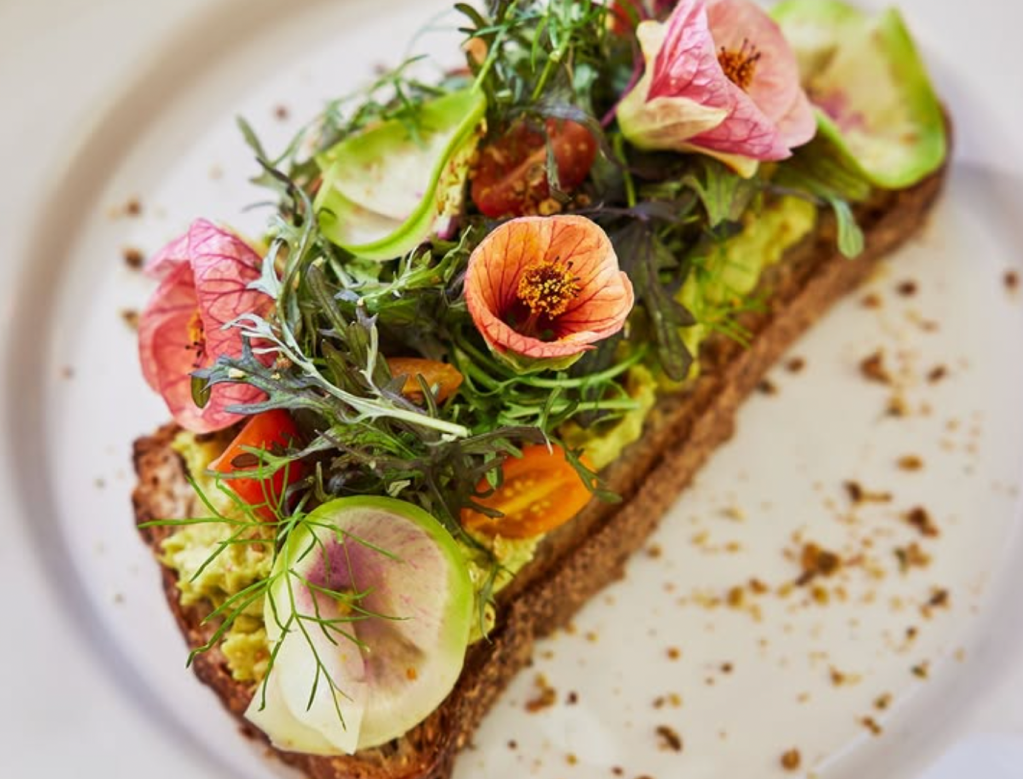 avoacado toast with toppings