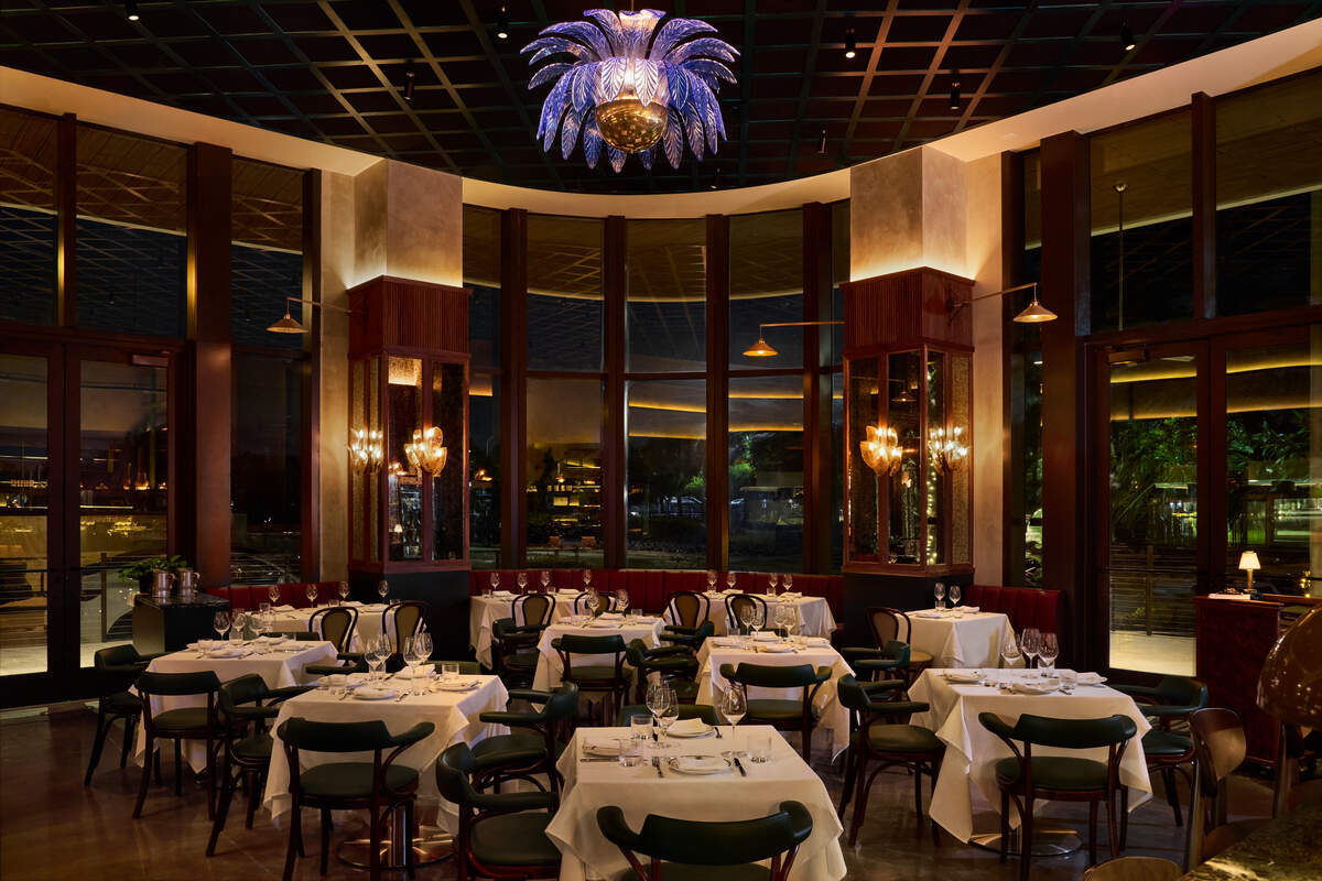 The dining room at Ezio’s in North Beach.