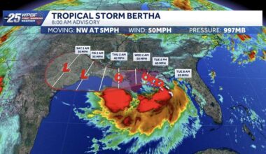 Tropical Storm Bertha 2026