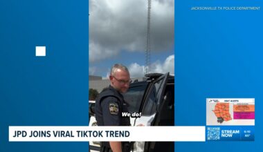 Jacksonville police go viral with TikTok community outreach video
