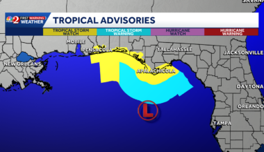 Tropical Depression Two strengthens in Gulf