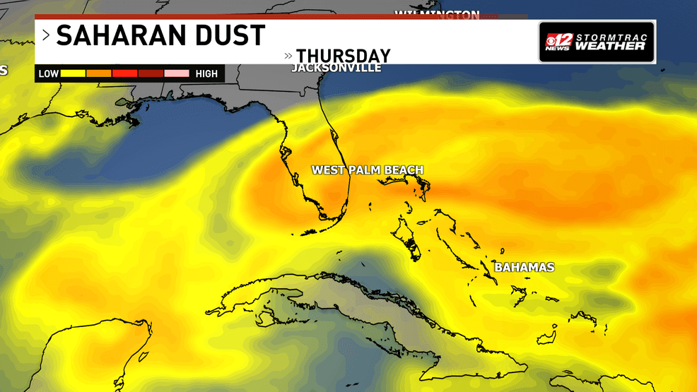 Dust is expected to move into S. Florida this week.(WPEC)
