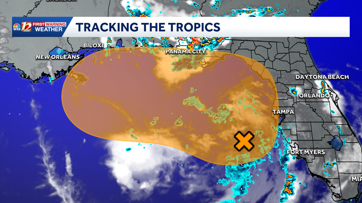 Increasing chance of tropical development in Gulf