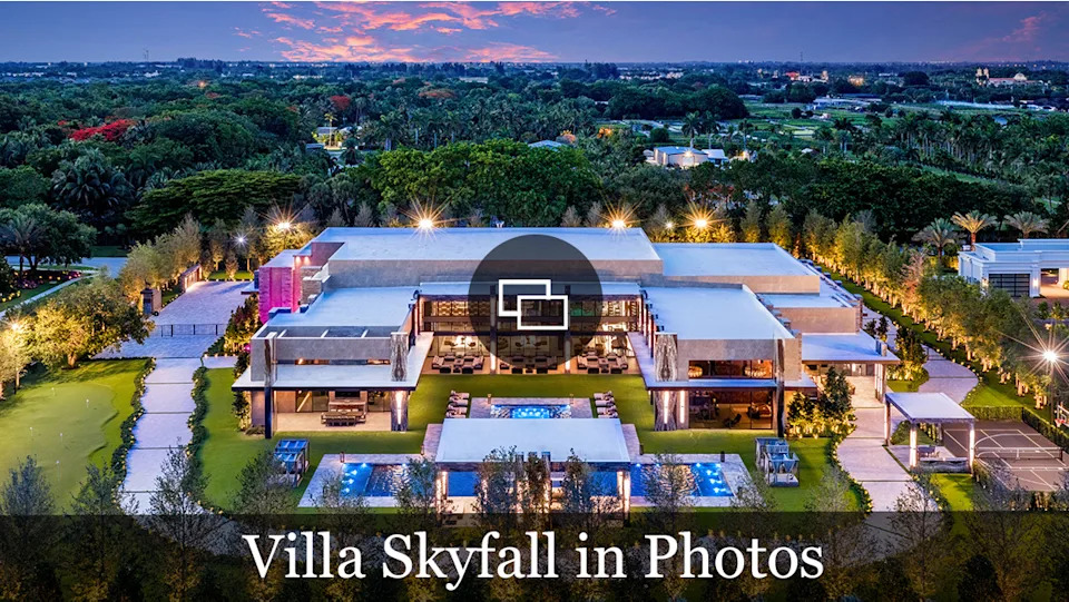 Villa Skyfall aerial