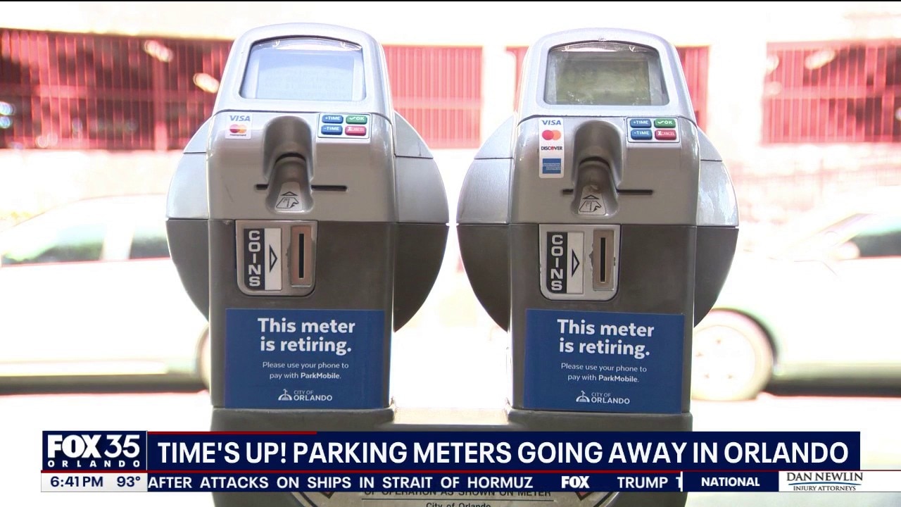 Orlando to remove parking meters, shift to digital-only payments