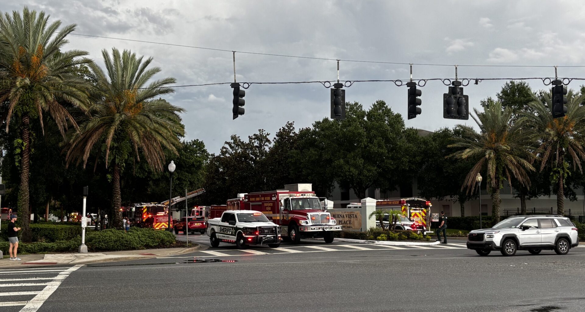 BREAKING: Residential Fire Near Magic Kingdom Cast Parking