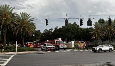BREAKING: Residential Fire Near Magic Kingdom Cast Parking