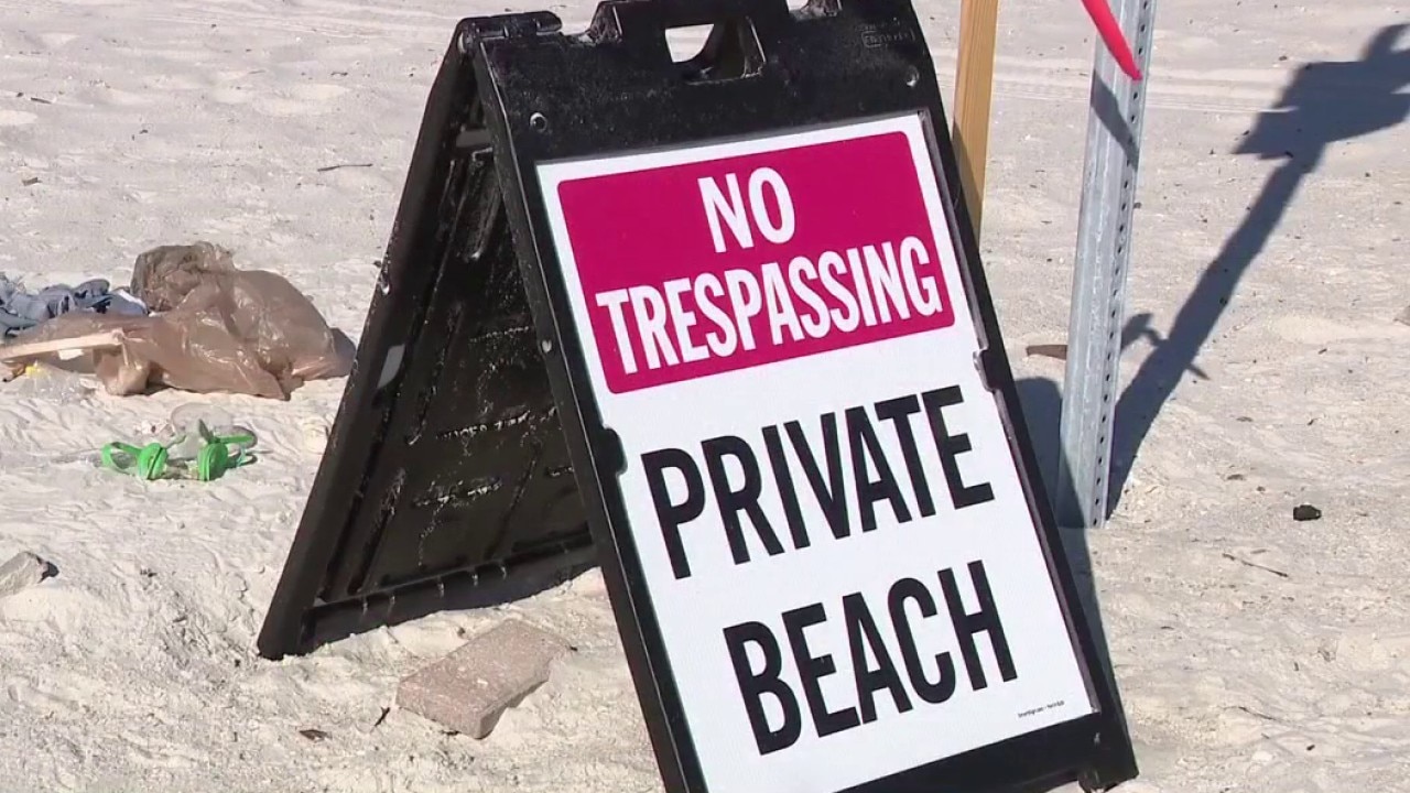 Battle over beach access