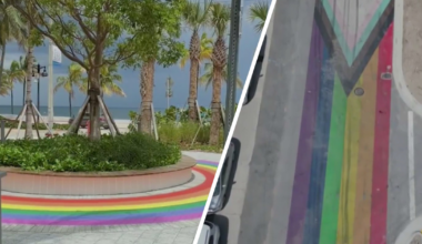 Fort Lauderdale paints over Sebastian Street pride flag after settling with state over removal order