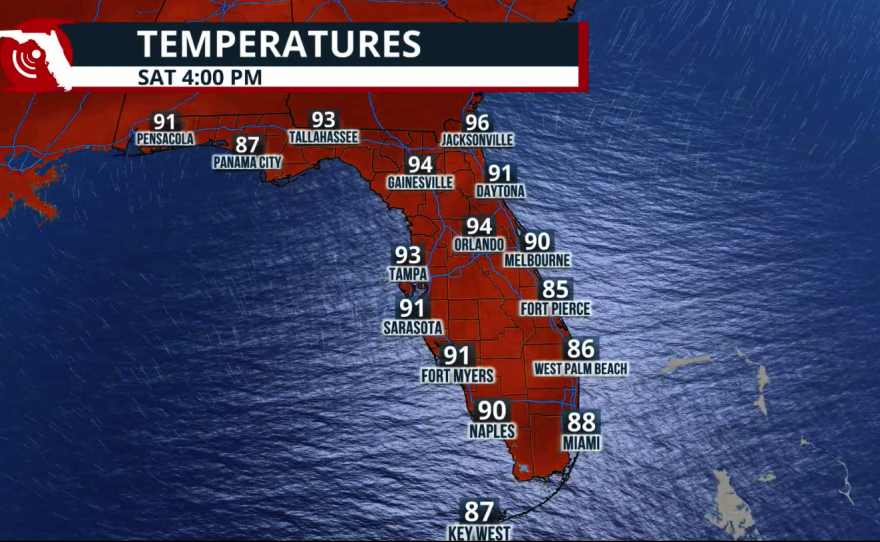 FPREN florida temperature records