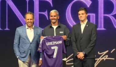 Antoine Griezmann introduced by Orlando City