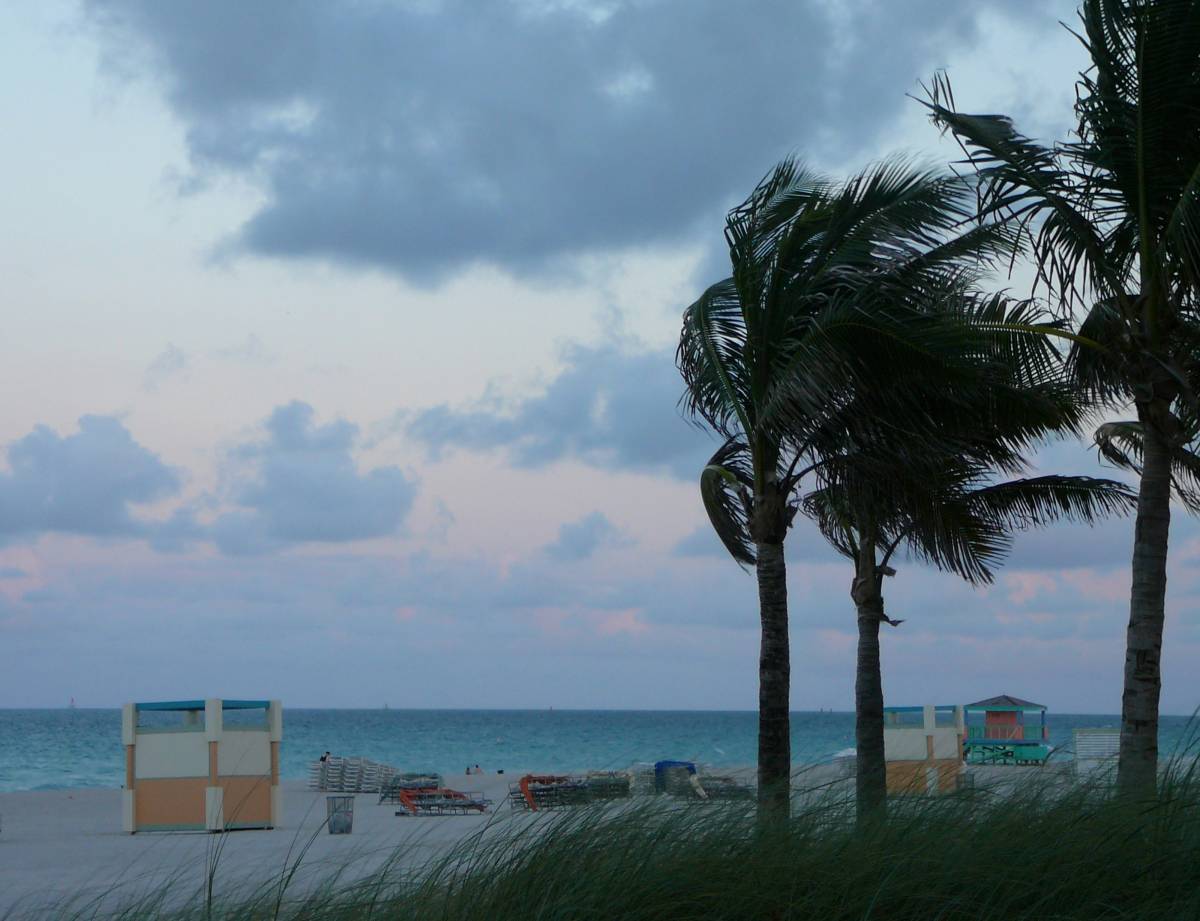 Miami has been named one of the top 10 cities least likely to ruin a vacation with bad weather