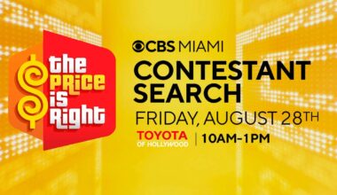 Come on down! Audition for The Price Is Right with CBS Miami at Toyota of Hollywood