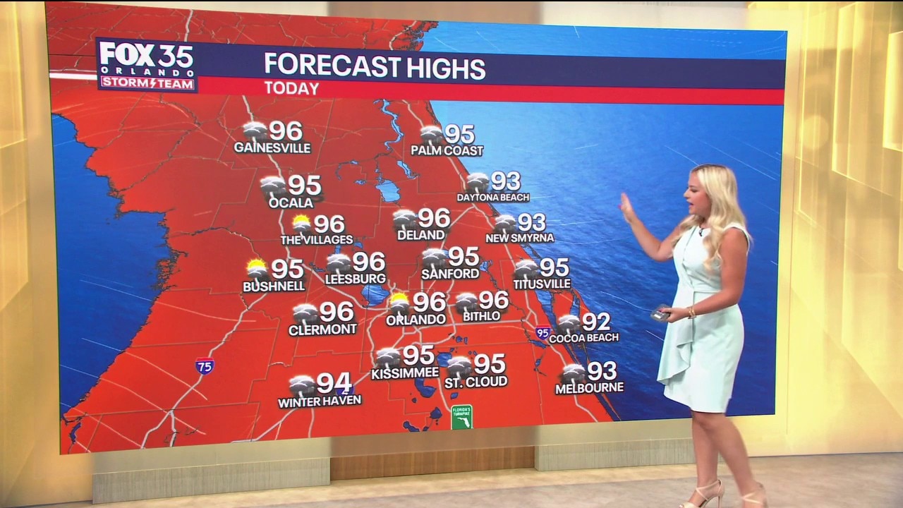 Orlando weather: Hot, humid and stormy end to the weekend