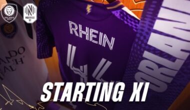 Orlando City Starting XI: A look at the Lions' starters and bench as they host Nashville SC