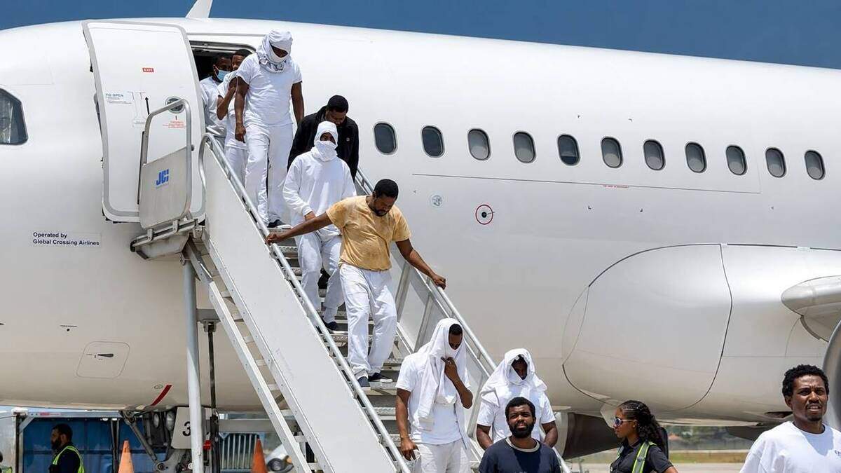 An Immigration and Customs Enforcement charter flight landed at 1:30 p.m. Thursday, July 16, 2026, at Cap-Haïtien’s international airport carrying 111 Haitian nationals who were deported from the United States. Some 32 were criminal records were imprisoned while one told authorities neither he nor his parents were born in Haiti.