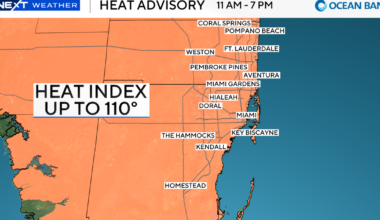 Heat advisories in effect across South Florida as feels-like temperatures soar ahead of even hotter conditions next week