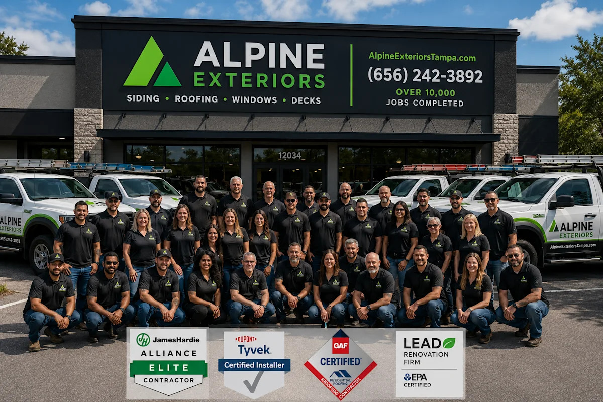 Alpine Exteriors Expands Tampa Operations as Company Approaches 25 Years in Business