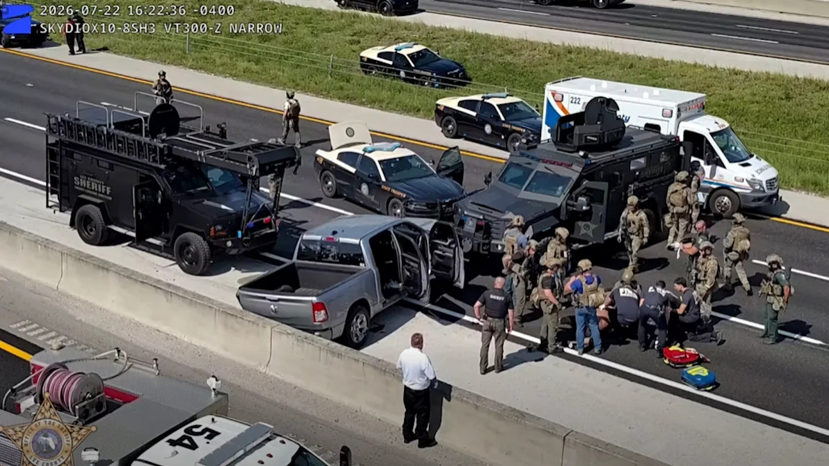 Florida Man Accused of Homicide Creates Barricade, Finally Surrenders After Massive Multi-Agency Response
