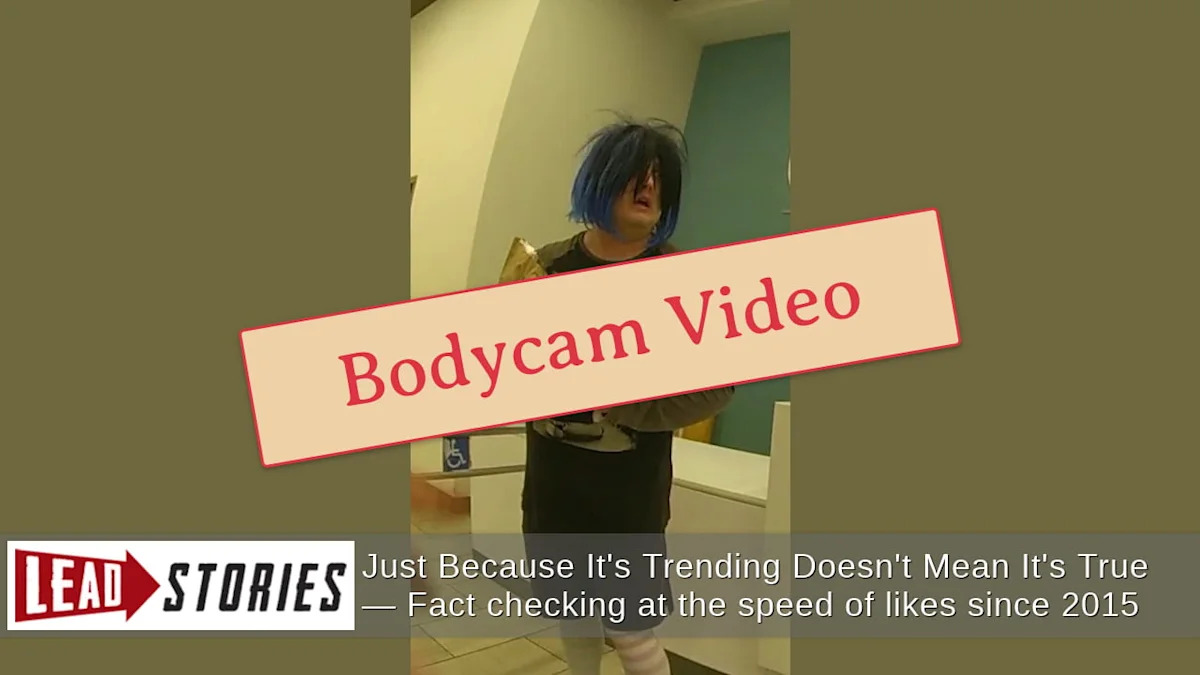 Fact Check: Video Of Trans Florida Student Is NOT Fake, AI-Generated Or Staged -- It's REAL Police Footage
