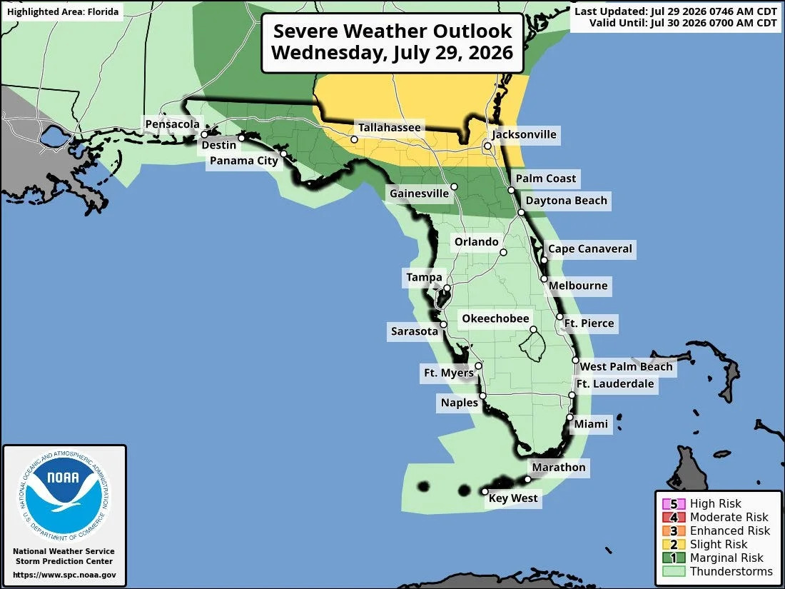 Extreme heat, severe storms threaten Tallahassee: 'Indoors will be your friend'
