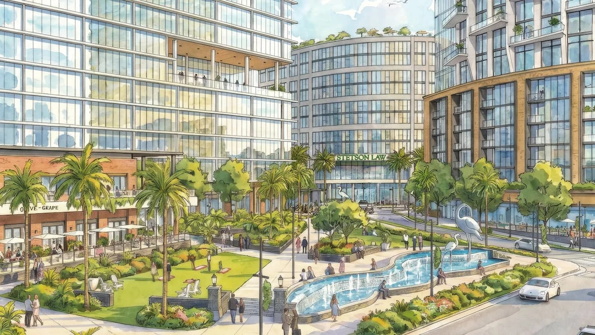 Stetson University announces mixed-use redevelopment of Tampa Law Center