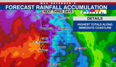 TIMELINE: When could Tampa Bay see heavy rain, chance for flooding?