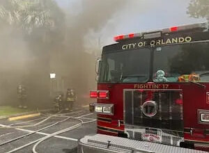 2-alarm fire in Orlando displaces residents, condemns apartments