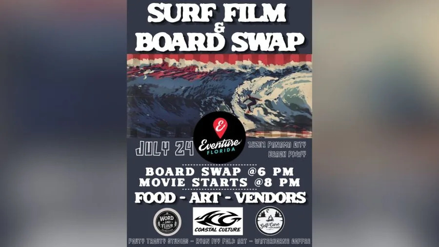 Eventure Florida to host Surf Film & Board Swap event in Panama City Beach