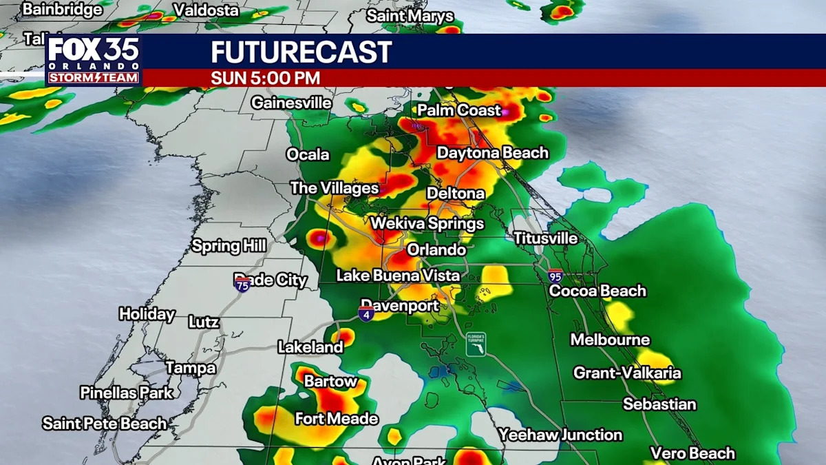 Orlando weather: Sizzling weekend heat, stormy afternoons ahead