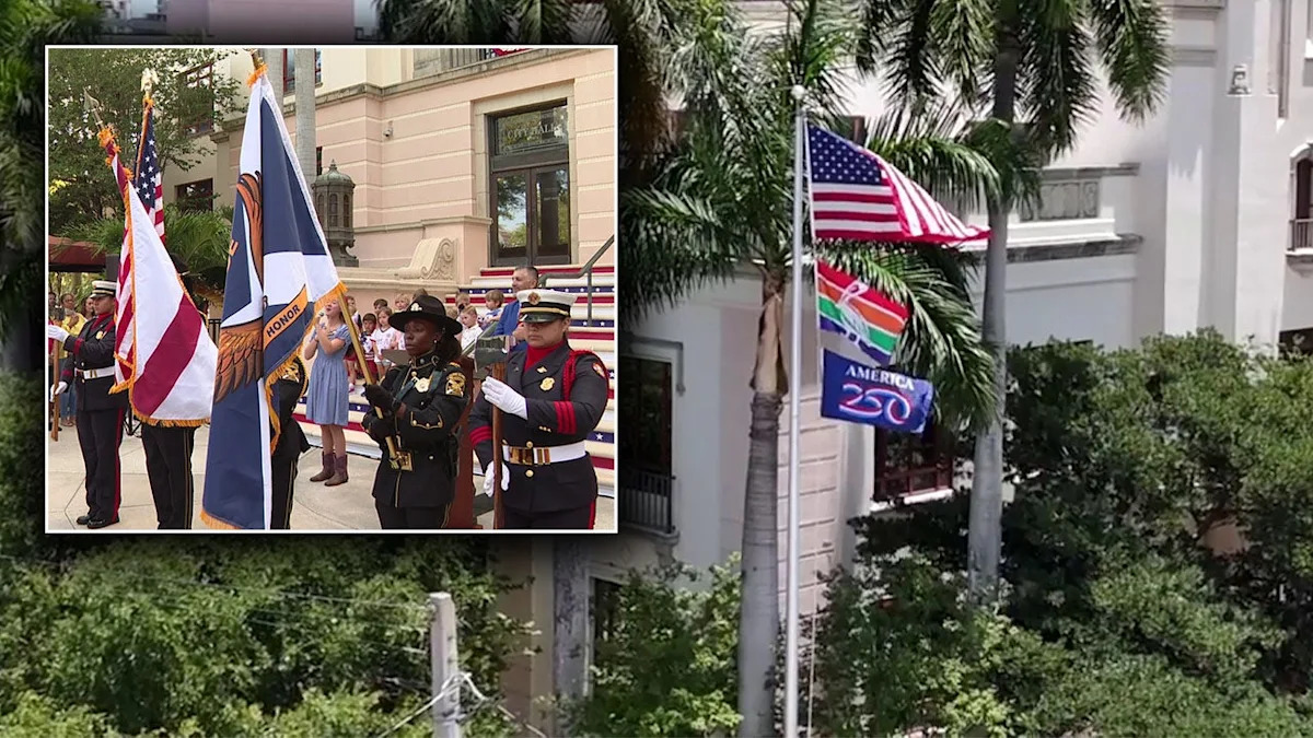 St. Petersburg hoists flag to kick off America 250 celebrations