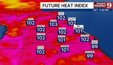 Heat advisory issued for Saturday in Central Florida