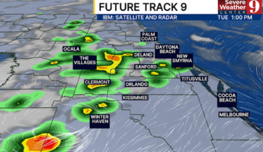 Central Florida Weather: Heat index near 105 degrees as rain chances drop